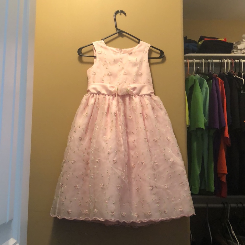 Never worn pink formal dress by La Princess.